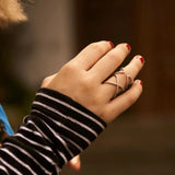 Anillo Gold&Roses SHE Oro Blanco y Diamantes | GR-216.1