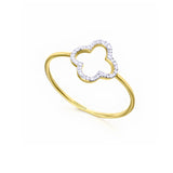 Anillo LECARRÉ Cartuja Oro Amarillo con Diamantes | GA193OA