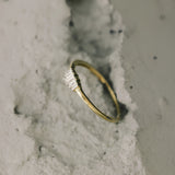 Anillo LECARRÉ Oro Degradé con Diamantes Baguette | GA130OA