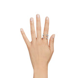 Anillo Mesmera SWAROVSKI Tallas Mixtas Blanco con Baño de Rodio | 5661703