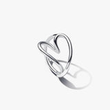 Anillo Corazón Forma Orgánica PANDORA Plata  - 193288C00