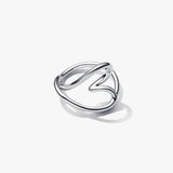 Anillo Corazón Forma Orgánica PANDORA Plata  - 193288C00