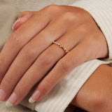 Anillo Papillon PDPAOLA Plata con Baño de Oro 18K Multicolor | AN01-191