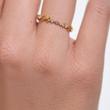 Anillo Papillon PDPAOLA Plata con Baño de Oro 18K Multicolor | AN01-191