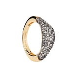 Anillo PDPAOLA Pavé Duna Plata Baño Oro | AN01-B68