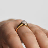 Anillo PDPAOLA Pavé Moon Plata Baño Oro | AN01-B21