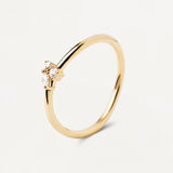 Anillo PDPAOLA Lua Plata Baño Oro | AN01-843