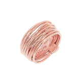 Anillo PESAVENTO DNA Spring Plata Baño Oro Rosa | WDNAA102