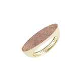 Anillo Sello PESAVENTO Polvere di Sogni Champán Plata Baño Oro Amarillo | WPSCA480
