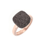 Anillo PESAVENTO Polvere di Sogni Marrón Plata Baño Oro Rosa | WPLVA1251