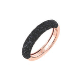 Anillo PESAVENTO Polvere di Sogni Negro Plata Baño Oro Rosa | WPLVA2237