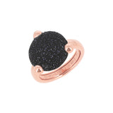 Anillo PESAVENTO Polvere di Sogni Negro Plata Baño Oro Rosa | WPLVA2303