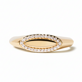 Anillo PDPAOLA Sello Lace Plata Baño Oro | AN01-629
