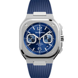 Bell & Ross BR-05 Chrono Blue Steel | BR05C-BLU-ST/SRB
