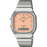 Casio Edgy Collection AQ-240E-4A Rosa Acero 35,8 mm | AQ-240E-4A