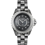 CHANEL J12 Chromatic Diamond Titanio Cerámico Gris 33 mm | H2565