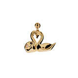 Charm Cisnes Corazón PDPAOLA Oro | CH01-310-U