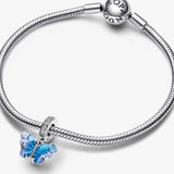Charm Colgante Mariposa PANDORA Cristal de Murano Azul  - 792698C01