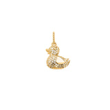 Colgante AGATHA París Mamá Pata Pavé Dorado | 02880338-137-TU