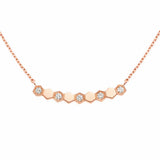 Collar Bee de Chaumet Oro Rosa 18K y Diamantes | 083983