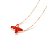 Colgante Chaumet Jeux de Liens Oro Rosa 18K y Cornalina | 085108