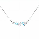 Collar Chaumet Joséphine Ronde d'Aigrettes Oro Blanco 18K y Diamantes | 084379