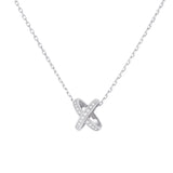 Colgante Chaumet Jeux de Liens Oro Blanco 18K y Diamantes | 082215