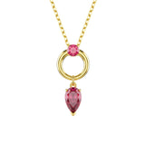 Colgante Mesmera SWAROVSKI Tallas Mixtas Rojo con Baño Tono Oro | 5732487