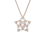 Colgante Stella SWAROVSKI Estrella Blanco Baño Tono Oro Rosa | 5617766
