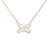 Colgante Chaumet Jeux de Liens Oro Rosa Nácar y Diamante | 082930