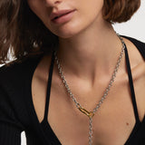 Collar PDPAOLA Cadena Beat Plata | CO02-625-U