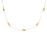 Collar Becca PDPAOLA Plata con Baño de Oro 18K y Circonitas Blancas | CO01-A21-U
