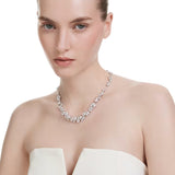 Collar Constella SWAROVSKI Talla Redonda Blanco Baño de Rodio | 5722472