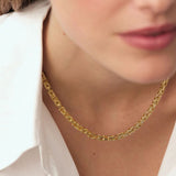 Collar Corto Bizantina AGATHA París Cadena Bizantina Dorado | 02680412-157-TU