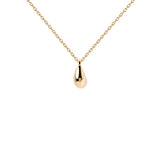 Collar PDPAOLA Mini Drop Plata Baño Oro | CO01-497-U