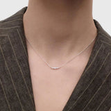 Collar Estela PDPAOLA Plata con Baño de Oro 18K y Circonitas Blancas | CO02-B61-U