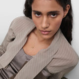Collar con Colgante inicial M PDPAOLA Plata Baño de Oro 18K | CO01-B86-U