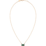 Colgante Chaumet Jeux de Liens Oro Rosa 18K y Malaquita | 083969