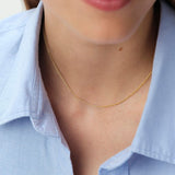 Collar Midi Lucky Pavé AGATHA París Dorado | 02681173-157-TU
