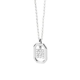 Collar PDPAOLA Mini Letter M Plata | CO02-524-U