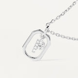 Collar PDPAOLA Mini Letter P Plata | CO02-527-U