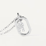 Collar PDPAOLA Mini Letter R Plata | CO02-529-U