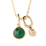 Collar PDPAOLA Oasis Plata Bañada en Oro | CO01-824-U