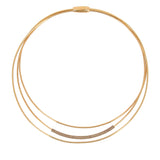 Collar Gargantilla PESAVENTO Polvere di Sogni Plata Baño Oro Amarillo | WPSCG167