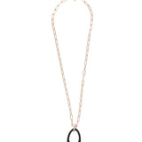 Collar PESAVENTO Polvere di Sogni Negro Plata Baño Oro Rosa | WPLVE2645