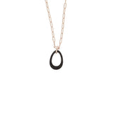 Collar PESAVENTO Polvere di Sogni Negro Plata Baño Oro Rosa | WPLVE2645