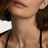 Collar Solitario Joy PDPAOLA Plata con Baño de Rodio y Circonita Blanca | CO01-599-U