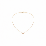 Collar Gucci Flora Oro Rosa y Diamantes