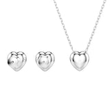 Conjunto Corazón Ariana Grande x Swarovski Baño de rodio cRISTALE y Circonitas | 5720849