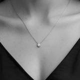 Gargantilla Cadena Roseta LECARRÉ Oro Bicolor con Diamantes | GD178OA.00